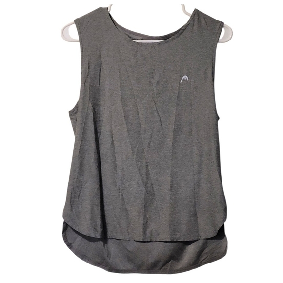 HEAD Charcoal Gray Sleeveless Athletic Top Size Large - Picture 1 of 10